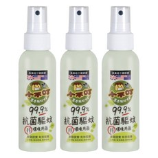 bab 培寶 小不叮抗菌草本驅蚊雙效噴霧升級版全家用 3瓶, 100ml