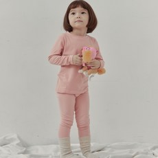 마른파이브 아동용 히트터치 발열내의 기모 보온 내복 세트