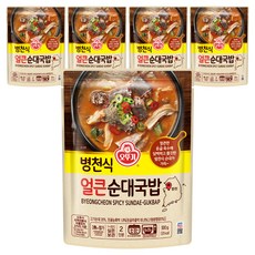 오뚜기 병천식 얼큰 순대국밥, 500g, 5개