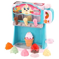 LeapFrog 跳跳蛙 數數聖代冰淇淋機，顏色數字學習，適合2歲以上兒童, Blue, 29.8 x 27.6 x 12cm, 1個