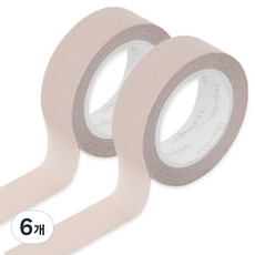 모노라이크 아르떼 마스킹 테이프 15mm x 10m, 514 sand, 6개