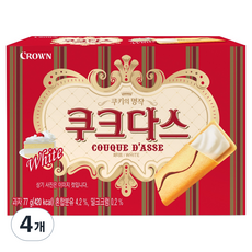 쿠크다스 화이트, 77g, 4개