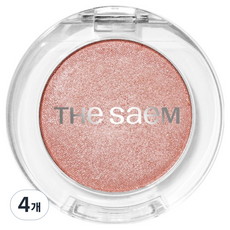 더샘 샘물 싱글 섀도우 쉬머, PK02 입덕주의 피그, 4개