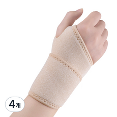 고탄력 압박조절 쿠션 손목보호대 스킨, 4개