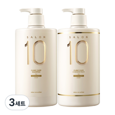 미쟝센 손상 모발용 살롱 10 샴푸 990ml + 에센스 팩 990ml 세트, 3세트