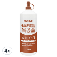 문교 멀티 목공풀, 1L, 4개