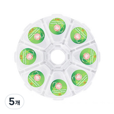 Funny Nail 腳趾甲護理貼片甲片 100p, 5個, 混合色
