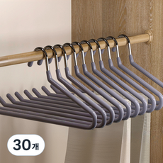 논슬립 프리미엄 엔드 코팅 바지걸이, 그레이, 30개
