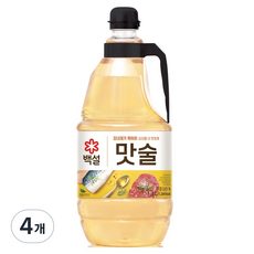 백설 맛술, 1.8L, 4개