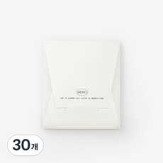 헬로우모리스 메르시 납작박스 xs, 화이트, 30개