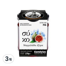 캔딜라스 과일잼 무화과, 230g, 3개