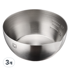 WAGENSTEIGER 304不鏽鋼烹飪迷你量碗 中, 90ml, 3個, 單一顏色