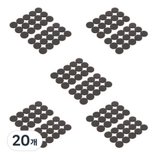 앤티스 주방용품 식탁 미끄럼방지 EVA 매트 원형 30p, 20개