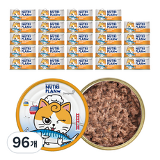 동원뉴트리플랜 고양이 간식캔, 참치와 고등어, 90g, 96개