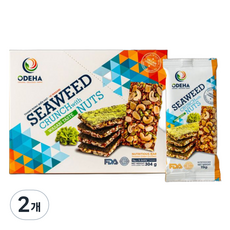 ODEHA 바사삭 김견과 스낵 와사비맛 16p, 304g, 2개