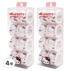 Beauty Home Hello Kitty 髮捲 4入, 4個, 淺粉色