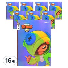 荒野亂鬥 國小窄行英語筆記本, 16個, 混合色