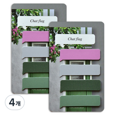 PLEPIC 對話框索引便利貼, 4個, 80張, 04 咖啡廳