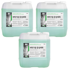 세제몰 세척기용 중성세제 프리미엄, 18.75L, 3개