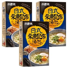 小磨坊 日式柴魚昆布湯包, 16g, 3盒