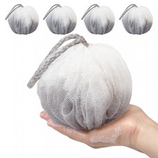 하비티 소프트 대형 샤워볼, 그레이, 1개입, 5개