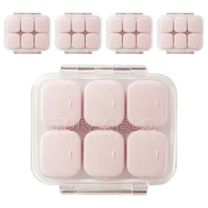 上手家居 自由搭配10內盒分裝藥盒, 粉色, 5盒