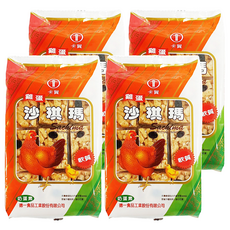 卡賀 雞蛋沙琪瑪, 鬆軟, 新鮮雞蛋製成, 含少量葡萄乾, 年節首選, 180g, 4袋