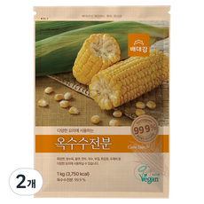 Baedaegam 玉米澱粉, 1kg, 2個