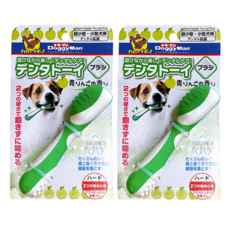 DoggyMan 多格漫 咬咬果香安全潔齒牙刷, 2個
