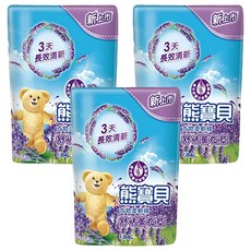 熊寶貝 柔軟護衣精 舒恬薰衣草 補充包, 1.84L, 3包
