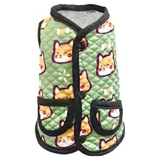 SassyDog 格紋馬甲, 柴犬風, 2件