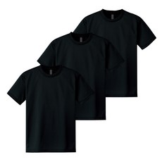 tpam Glimmer 男女通用涼感透氣機能性Dry Cool圓領短袖T恤 3件組