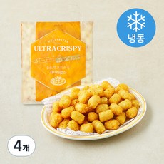 웰프리츠 울트라크리스피 테이터펍스 (냉동), 2kg, 4개