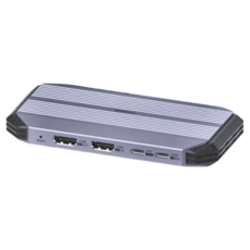 HAGiBiS鋁合金專業視訊擷取盒RGB版 THB05 支援4K/60Hz HDR 鋁合金外殼, 1個