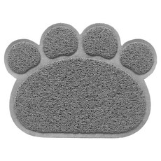 Pets city 灰色 貓砂盆落砂墊 防滑易清理, 1個