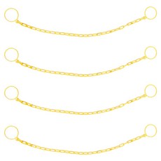 彩色交通錐鏈條掛架 黃色, 4個