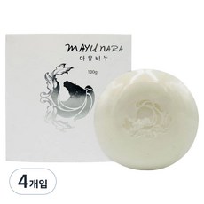 마유나라 마유 비누, 100g, 4개입