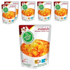 SMART EAT 瑪斯曼咖哩雞即食調理包 精選食材 天然原味 40秒內加熱, 115g, 6包