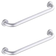 Ilovehome 鋁製現代浴室欄杆扶手 銀色, 2個