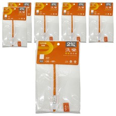 UdiLife 優的生活大師 洗樂 雙層洗衣袋角型 35x50cm, 混和顏色, 6個