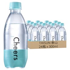 TAISUN 泰山 CHEERS 氣泡水, 300ml, 24瓶