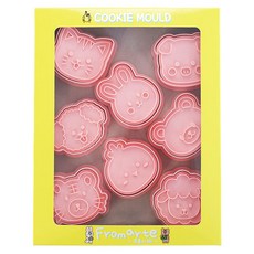 來自 Arte 餅乾模具 8 件套, 粉紅色, 1組