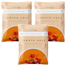 BODY GOALS 高纖營養輕食餐 羅宋番茄, 15g 蛋白質, 18 種維生素和礦物質, 低於100大卡, 29g, 3包