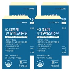 NUTRICORE 超臨界葉黃素蝦紅素, 4盒, 30顆