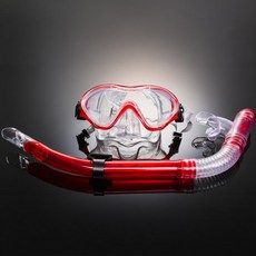 beend. ICD 兒童潛水鏡 + 呼吸管套組 BN-605, 紅色