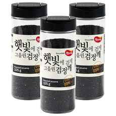 햇님마을 햇빛에 검게 그을린 검정깨, 105g, 3개
