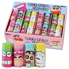 짱구 초코비 지우개, 혼합 색상, 48개