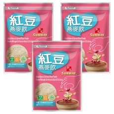 SUNWAY 鄉味 紅豆燕麥飲, 250g, 3個