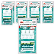 3M 牙間刷 薄荷, 0.7mm, 50個裝, 6組