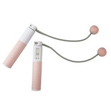 SUCCESS 成功智能電子計數無線跳繩, LED螢幕, 高精度感應晶片, 矽膠防滑握把, 粉色, 167 X 30mm, 1組